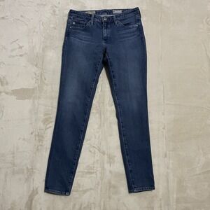 AG‎ Adriano Goldschmied Jeans Size 26R The Legging Ankle Super Skinny Blue Denim